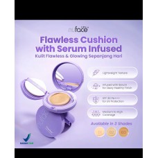 NuFace Flawless Cushion with Serum Infused - Cushion Foundation Glowing SPF 30 PA+++